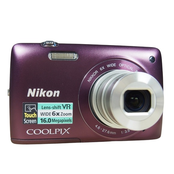 Nikon Coolpix S4300 16MP Digital Camera Bundle Plum w Nikon Coolpix S4300 16MP Digital Camera Bundle Plum w